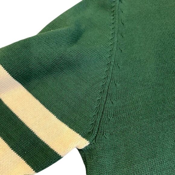 NWT Bruzer Michigan State Spartans Pullover 1/4 Zip Sweater Green White Size Med - Picture 11 of 13